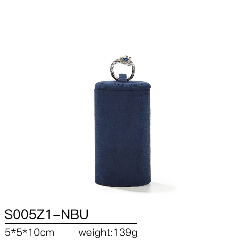 S005 Blue DIGU Velvet Jewelry Display Set For Necklaces Rings Earrings & Bracelets