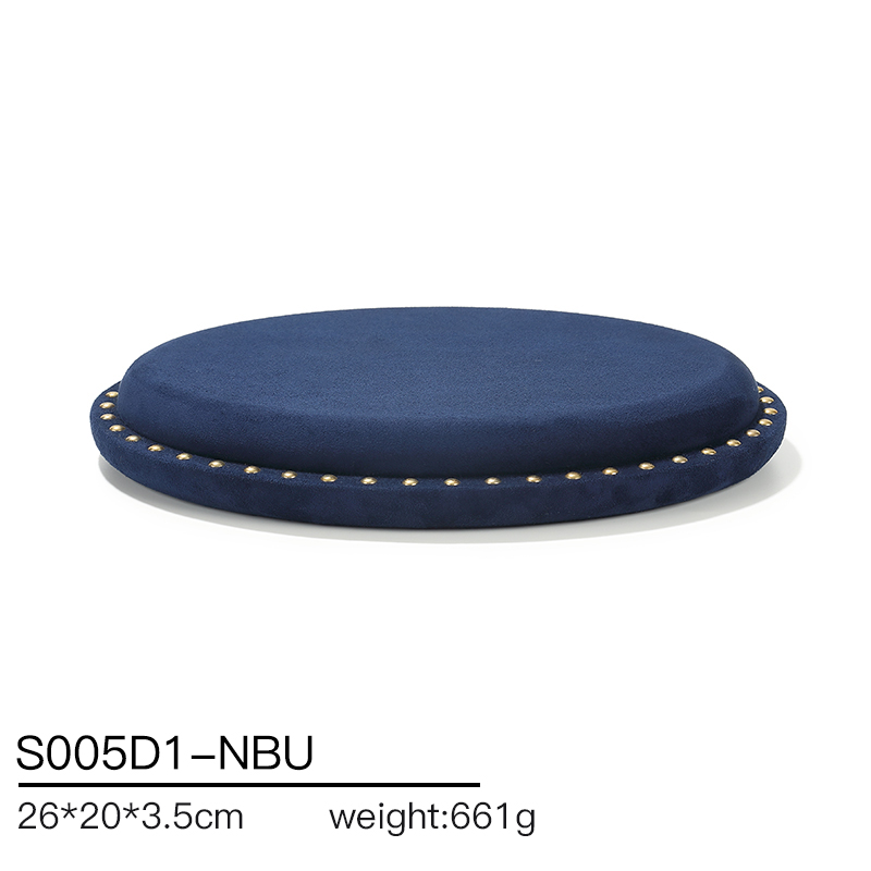 S005 Blue DIGU Velvet Jewelry Display Set For Necklaces Rings Earrings & Bracelets