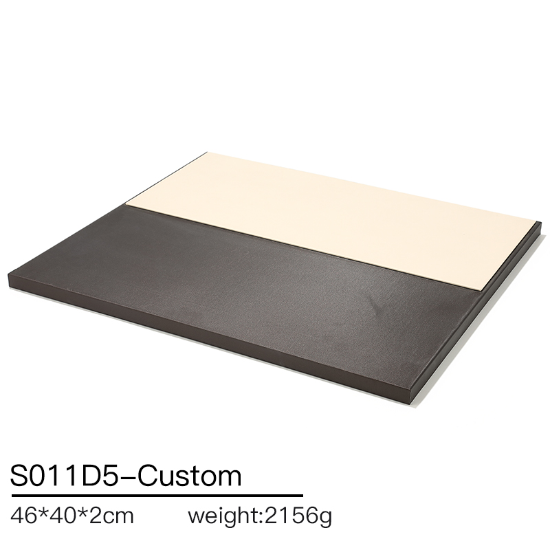 S011 Beige DIGU Custom PU Leather Jewelry Showcase Set