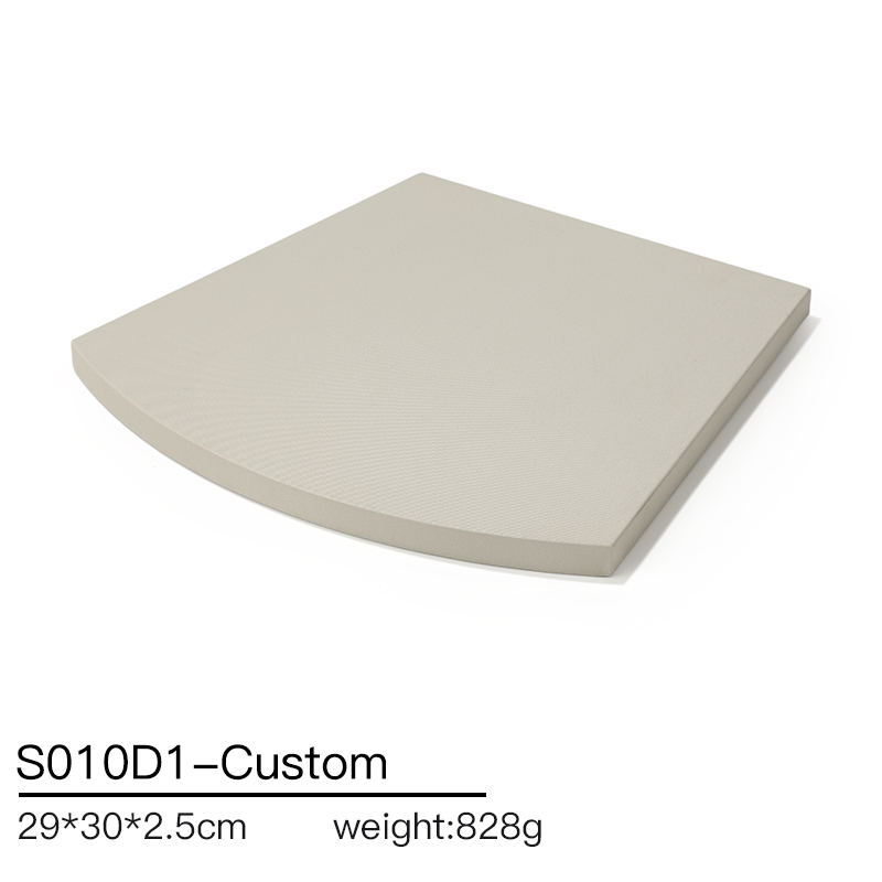 S010 Beige DIGU Design Luxury Beige PU Leather Jewelry Showcase Set