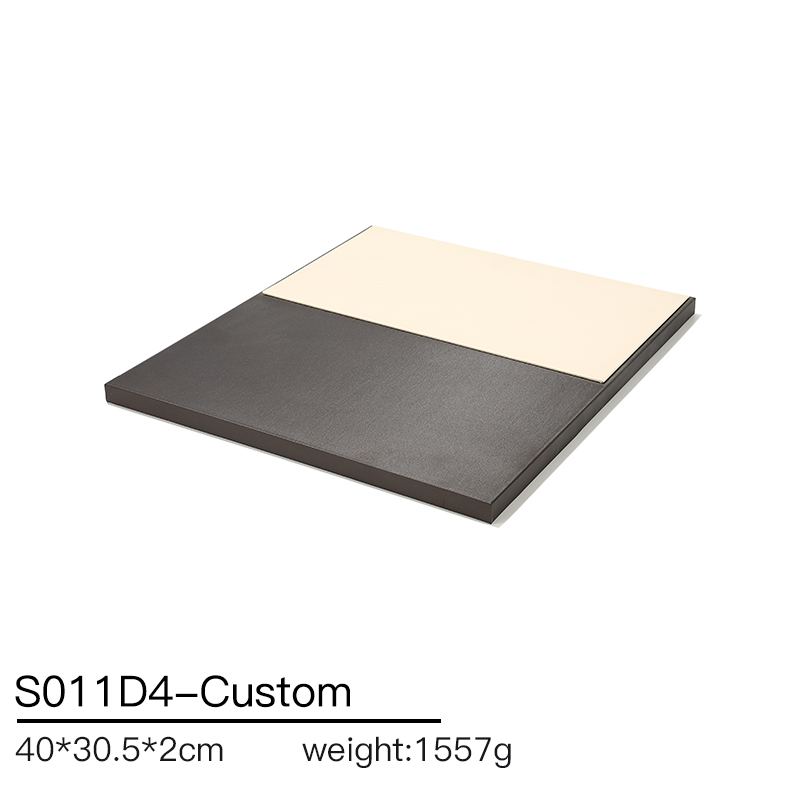 S011 Beige DIGU Custom PU Leather Jewelry Showcase Set