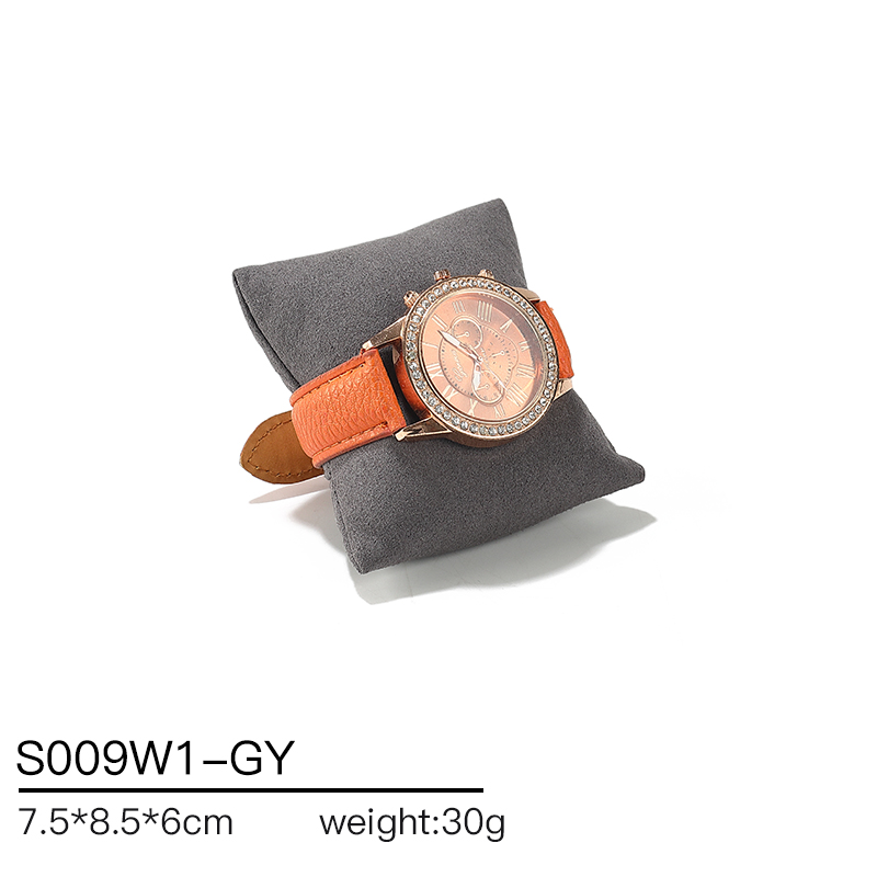 S009 DIGU Custom Luxury Microfiber PU Pillow for Bracelet Watch Jewelry Container