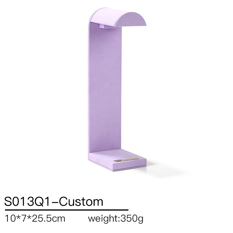 S013 DIGU Luxury Classic Microfiber Jewelry Display Stand Necklace Earrings Stand Ring Tray Display set