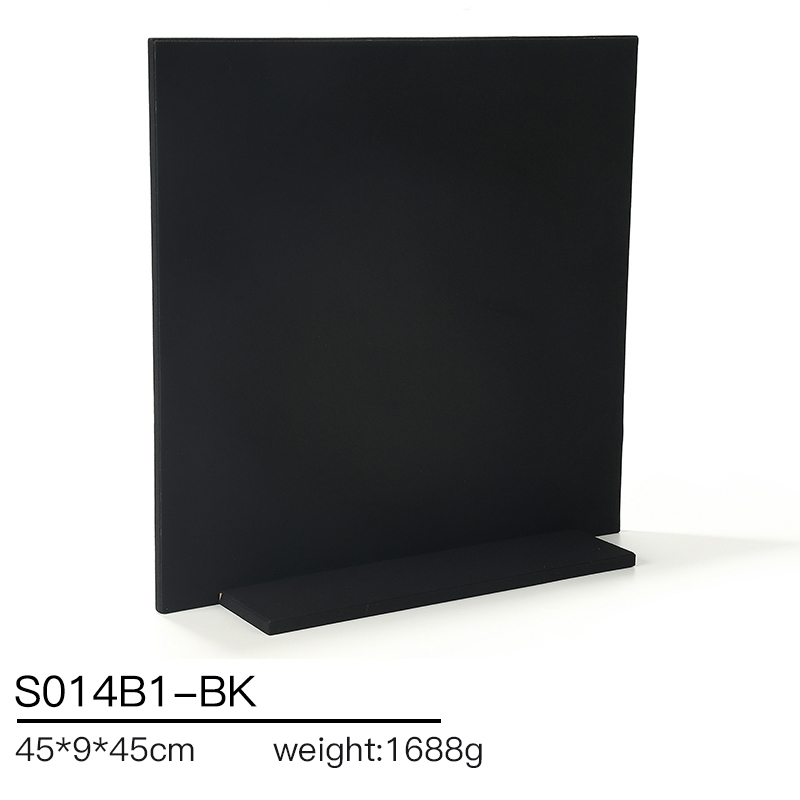 S014 Black DIGU Luxury Microfiber Jewelry Display Props with Metal Base