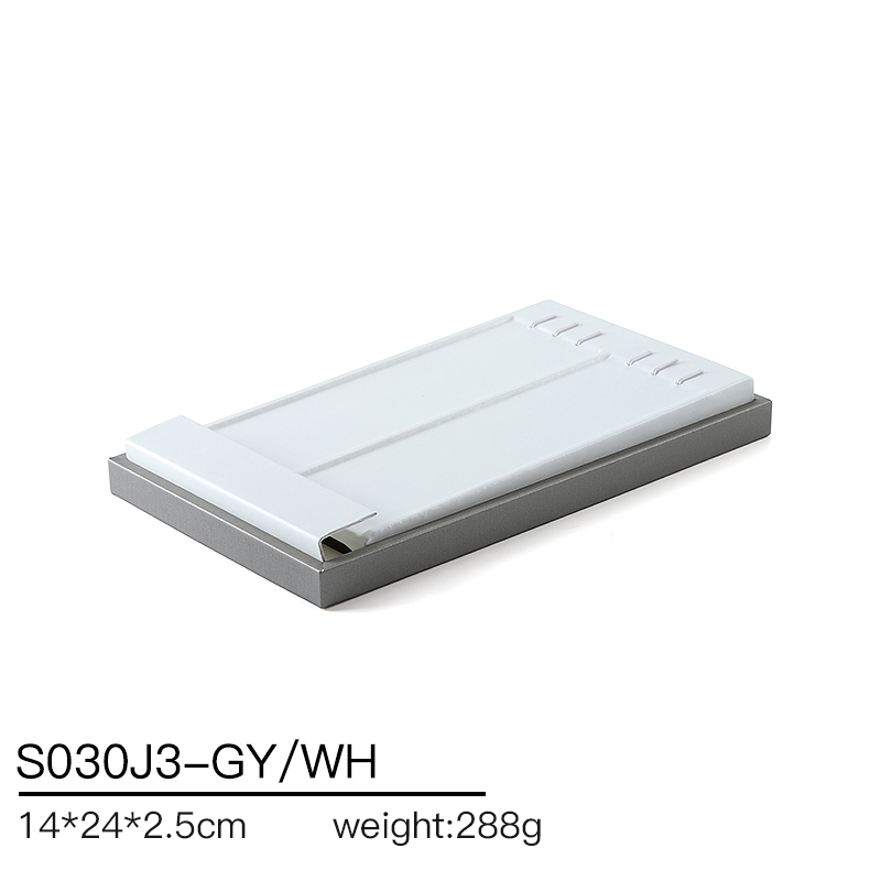 S030 DIGU Handmade Custom PU Leather Jewelry Display Set for Ring Bracelet Necklace Earring