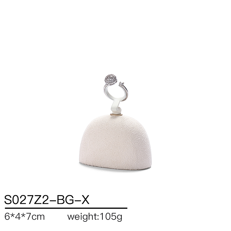 S027 Beige DIGU Luxury Microfiber Jewelry Display Set