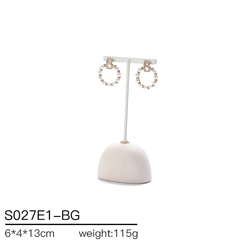 S027 Beige DIGU Luxury Microfiber Jewelry Display Set