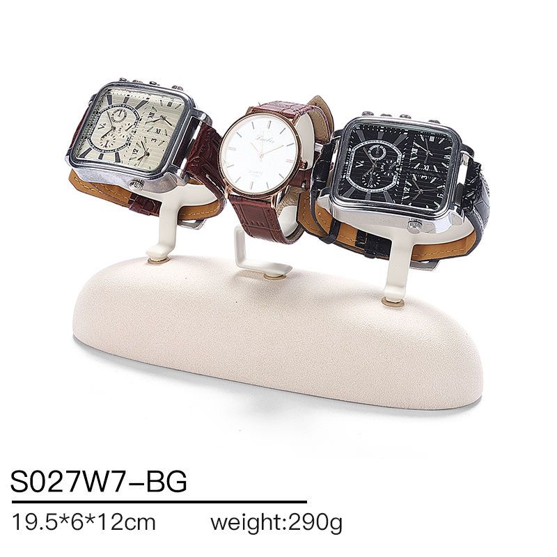 S027 Beige DIGU Luxury Microfiber Jewelry Display Set