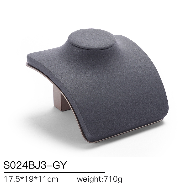 S024 Gray DIGU Luxury Microfiber Jewelry Display Set