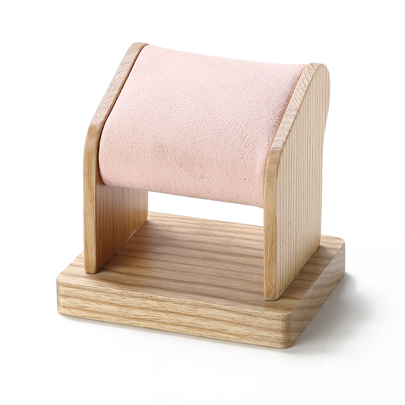 S025 DIGU Custom Wood and Microfiber Watch Display Stand
