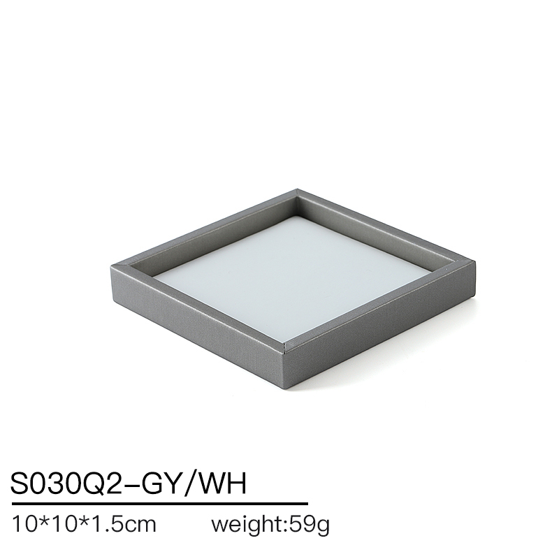 S030 DIGU Handmade Custom PU Leather Jewelry Display Set for Ring Bracelet Necklace Earring