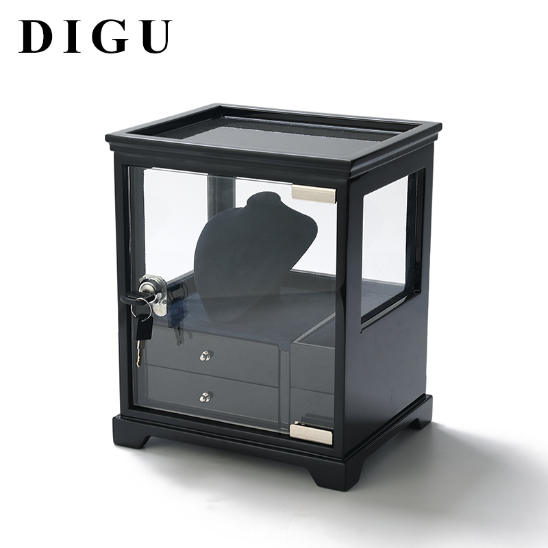 S023 DIGU High Quality Solid Wood and Velvet Jewelry Storage Box for Ring Necklace Bracelet