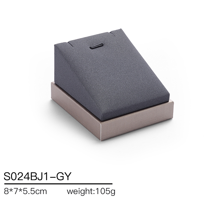 S024 Gray DIGU Luxury Microfiber Jewelry Display Set