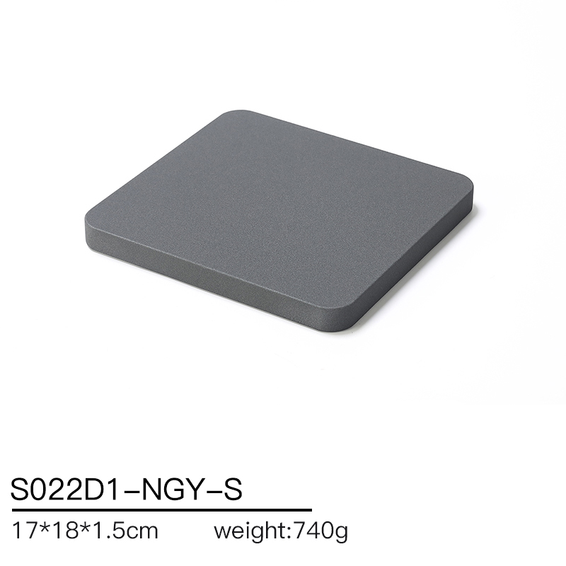 S022 Dark grey DIGU PU Leather Plastic with Metal Luxury Jewelry Display Set for Rings Earrings Necklace