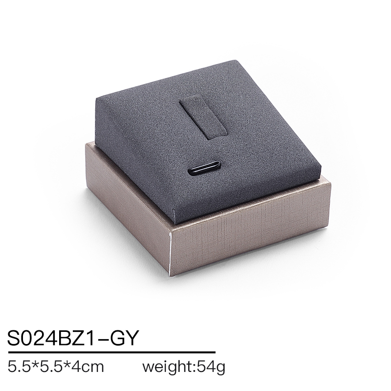 S024 Gray DIGU Luxury Microfiber Jewelry Display Set