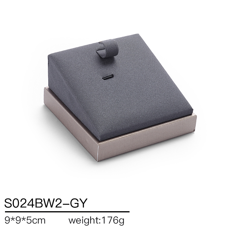 S024 Gray DIGU Luxury Microfiber Jewelry Display Set
