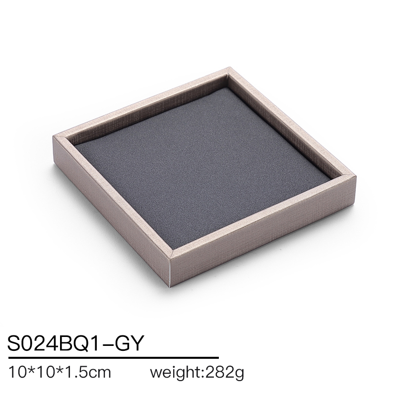 S024 Gray DIGU Luxury Microfiber Jewelry Display Set
