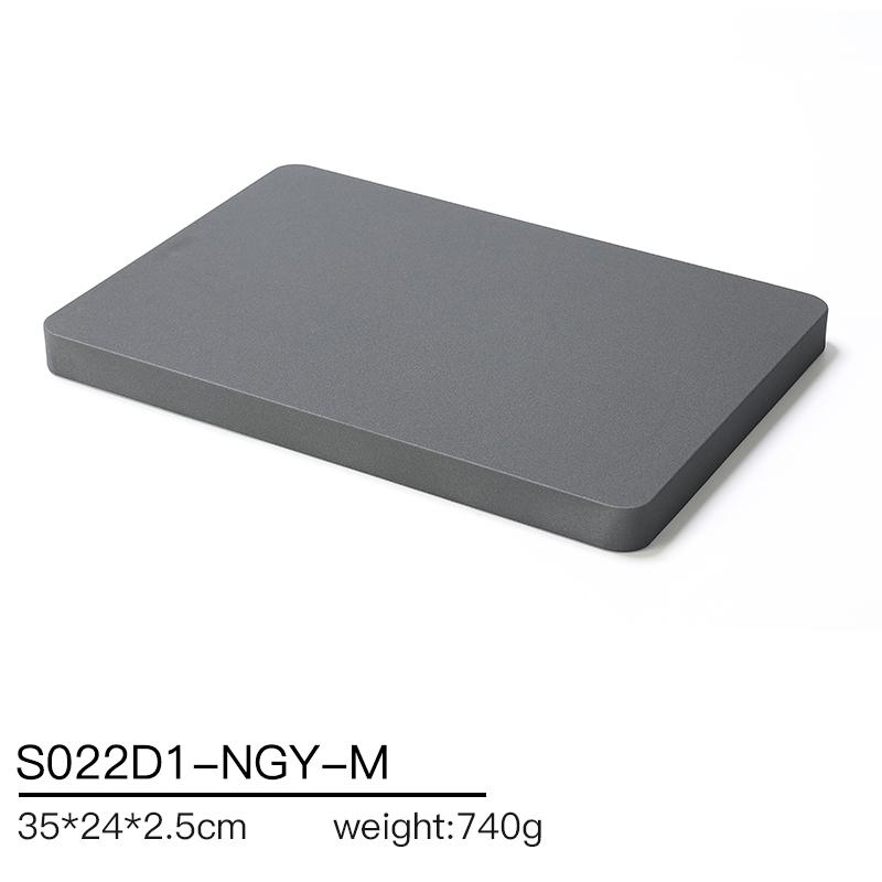 S022 Dark grey DIGU PU Leather Plastic with Metal Luxury Jewelry Display Set for Rings Earrings Necklace