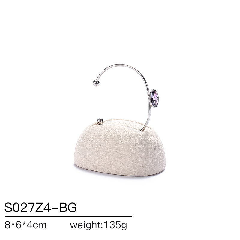 S027 Beige DIGU Luxury Microfiber Jewelry Display Set