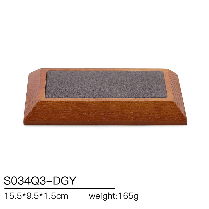 S034 Gray DIGU Handmade Microfiber Jewelry Display Stands