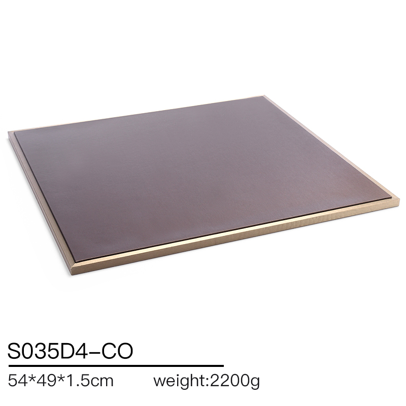 S035 Coffee DIGU Handmade Wholesale PU Leather Jewelry Display Stands