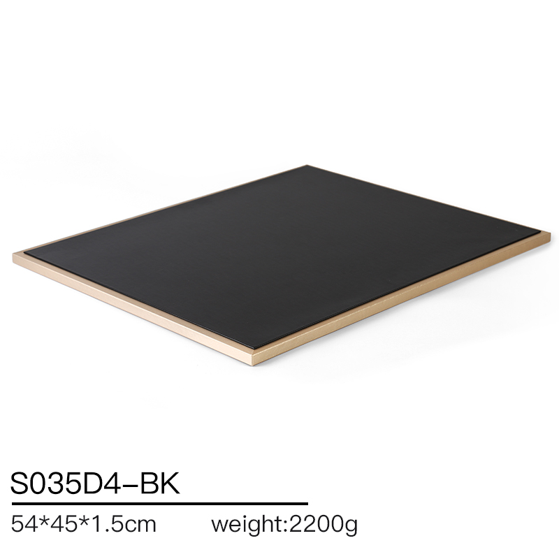 S035 Black DIGU Handmade WholesalePU Leather Earring Jewelry Display Set