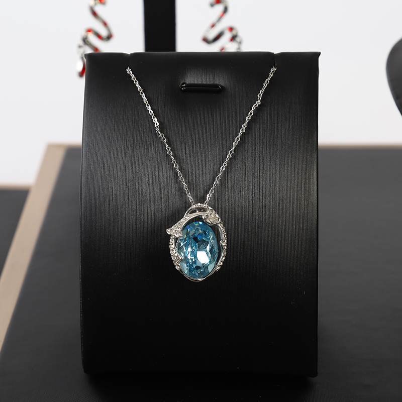 S035 Black DIGU Handmade WholesalePU Leather Earring Jewelry Display Set