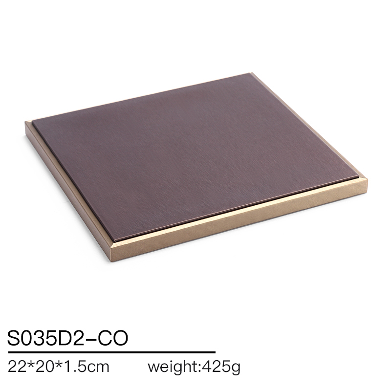 S035 Coffee DIGU Handmade Wholesale PU Leather Jewelry Display Stands