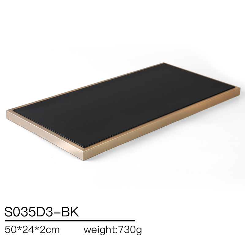 S035 Black DIGU Handmade WholesalePU Leather Earring Jewelry Display Set