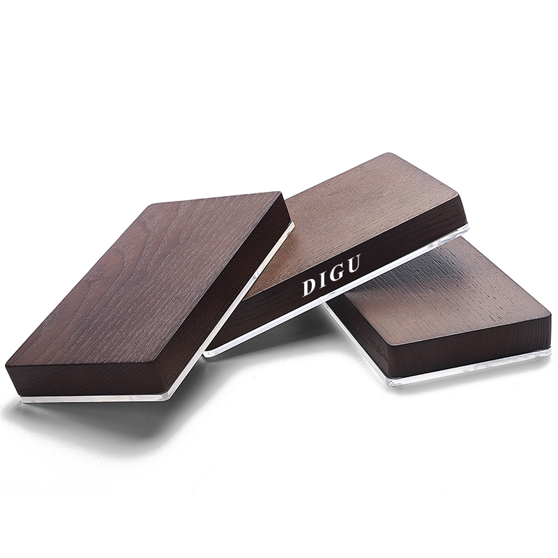 P027 DIGU Luxury wood with Microfiber Earring Jewelry Storage Display Tray