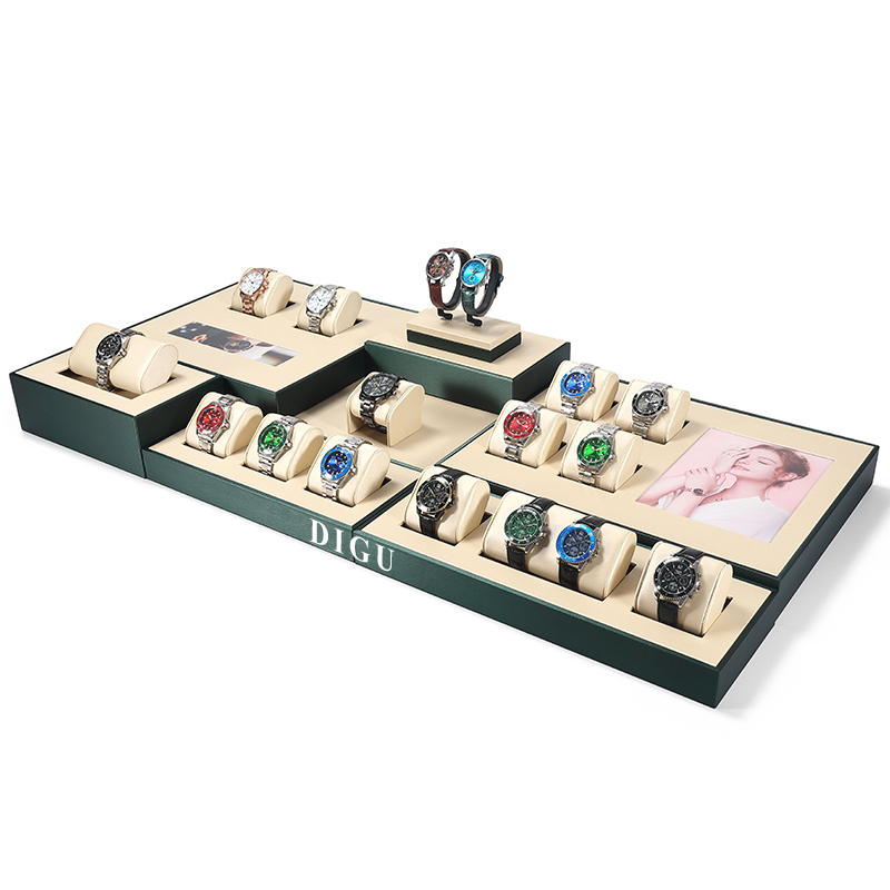 S054 DIGU High Quality Pu Leather Bracelets Bracelet Watches Jewelry Props Watch Props Display Stand