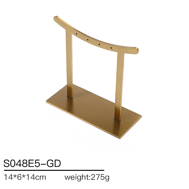 S048 GreenDIGU Fashion Metal with Leather Jewellery Display Stand Props