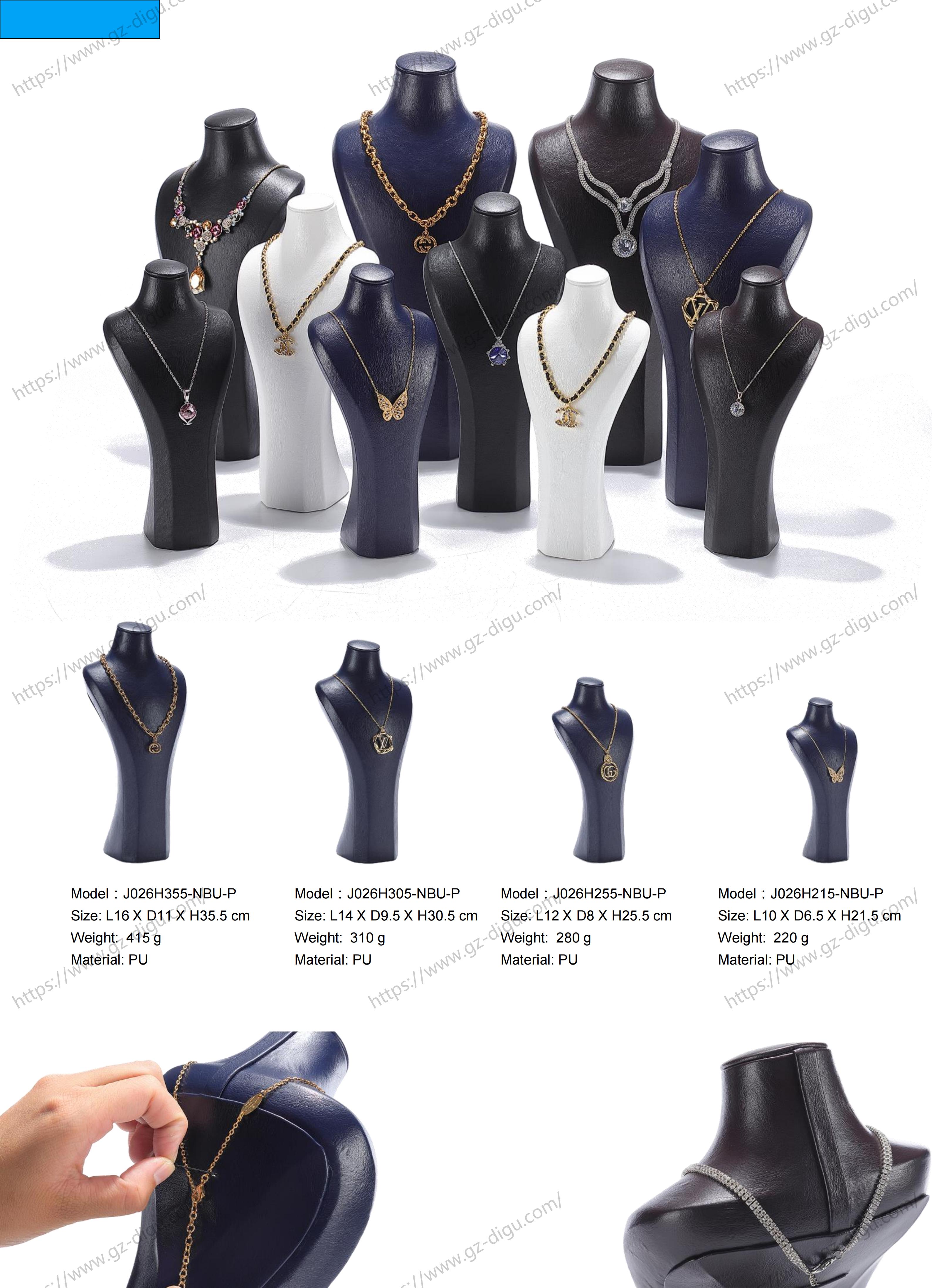 DIGU Patented PU Necklace Stand - Elevate Your Jewelry Display