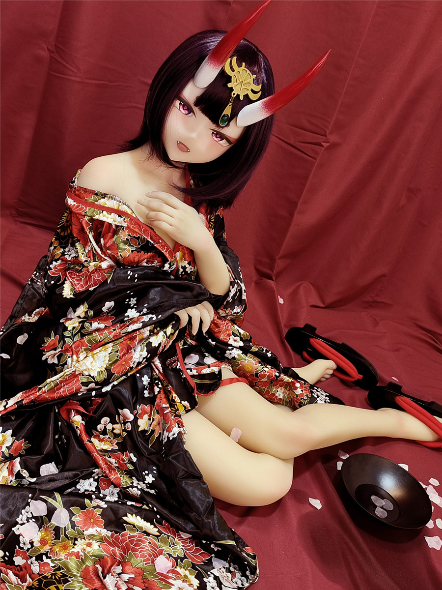 AotumeDoll#85 145cm B-cup TPE Silicone sex anime dolls Fate/Grand Shuten Doji Succubus doll