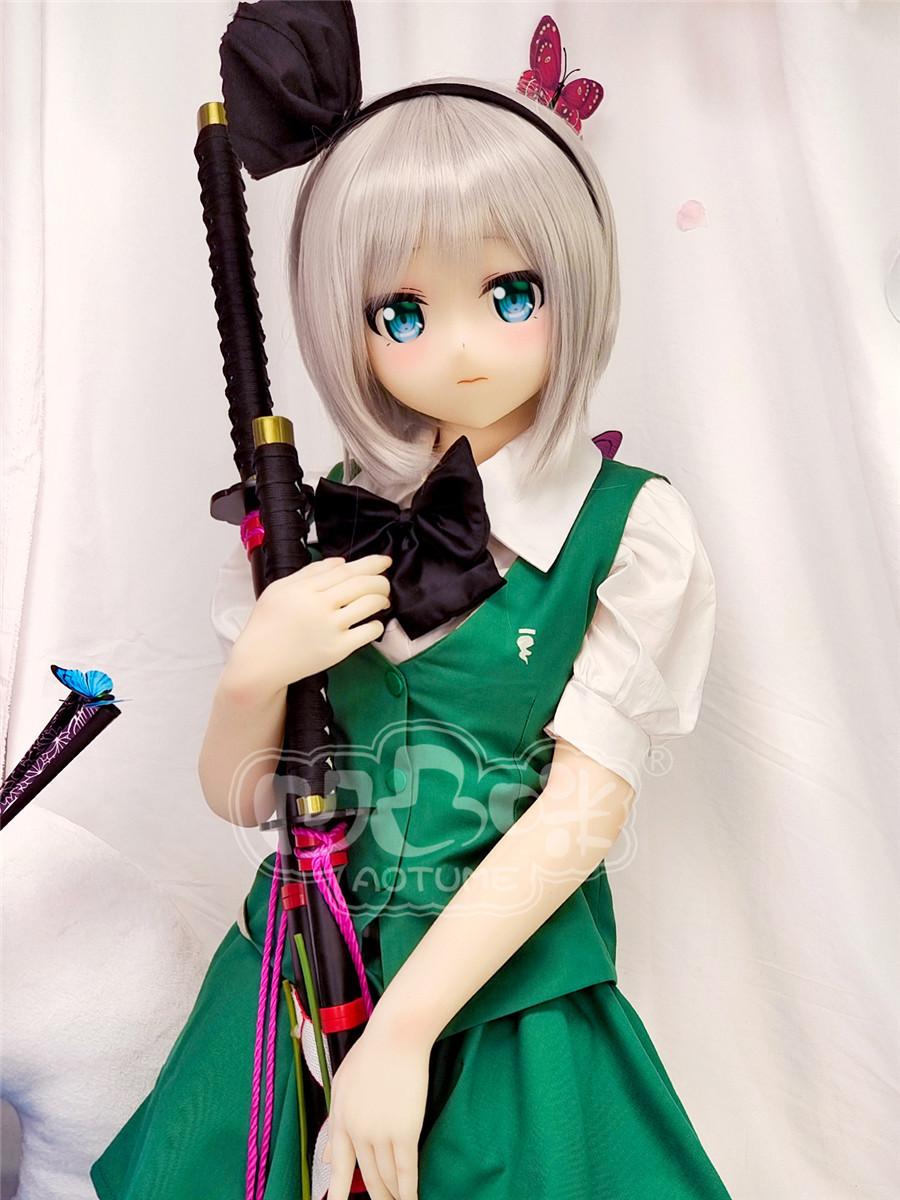 AotumeDoll #102 145cm B-cup TPE Silicone life size sexdoll Touhou Project Youmu Konpaku