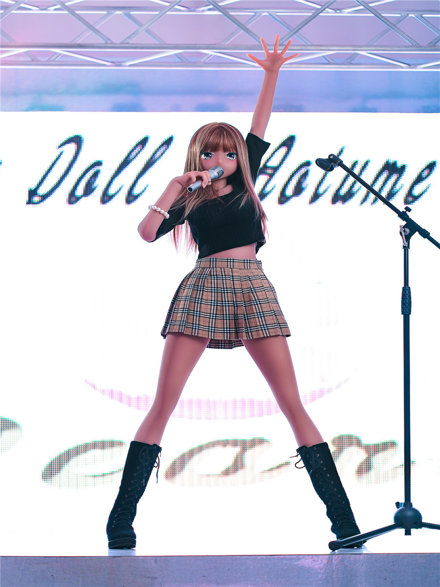 155cm Pearl C-cup TPE Tanned Popular Idol Sex Doll
