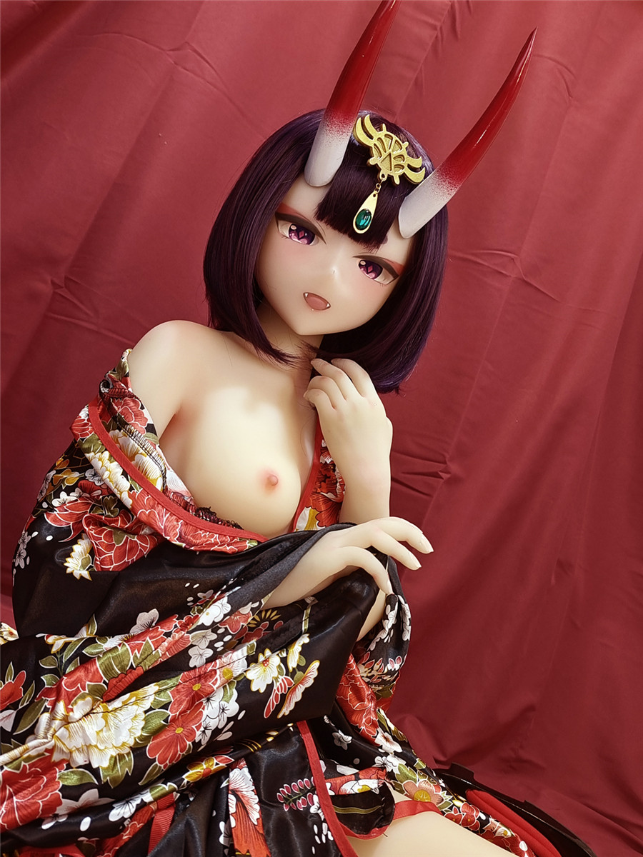 AotumeDoll#85 145cm B-cup TPE Silicone sex anime dolls Fate/Grand Shuten Doji Succubus doll
