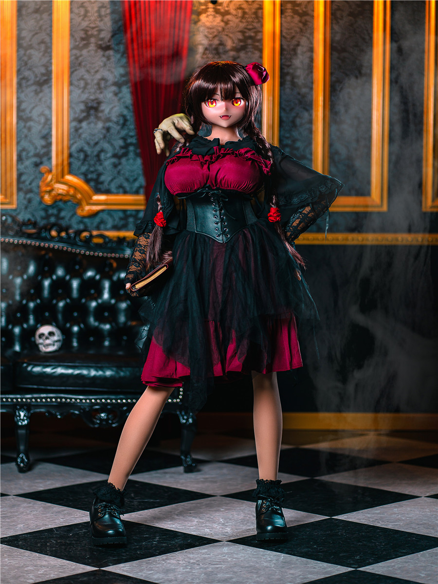 155cm H-cup Head#S1 Champagne Dark Gothic Cartoon Love Doll Bakuchi