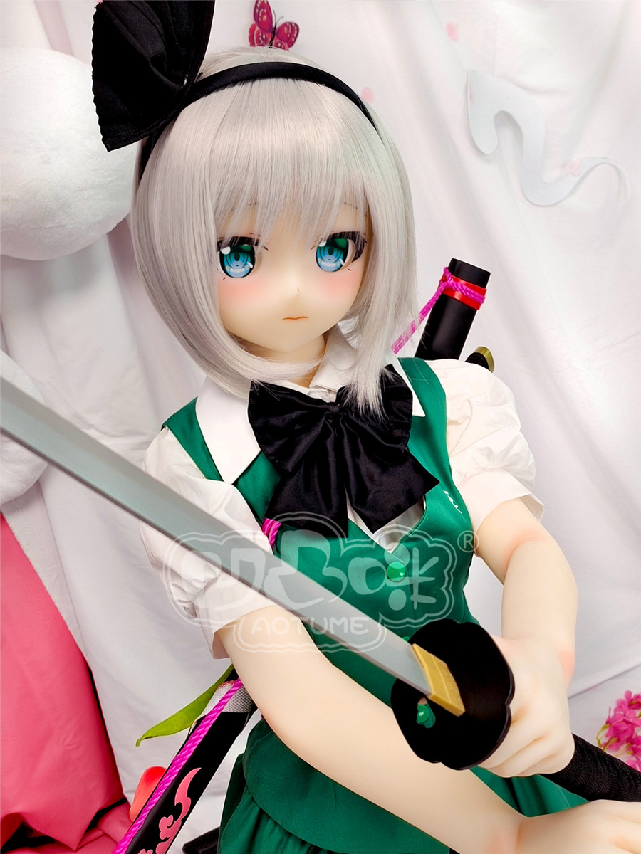 AotumeDoll #102 145cm B-cup TPE Silicone life size sexdoll Touhou Project Youmu Konpaku
