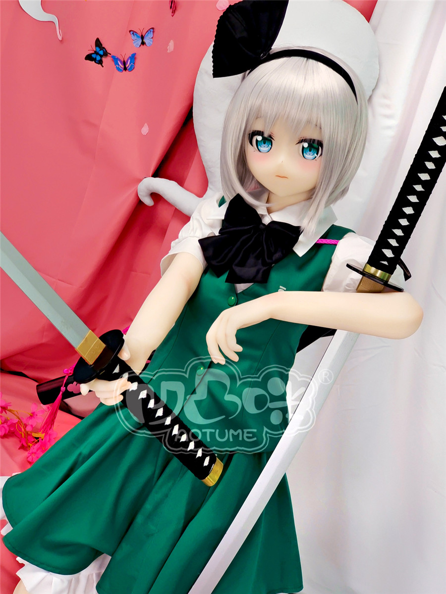 AotumeDoll #102 145cm B-cup TPE Silicone life size sexdoll Touhou Project Youmu Konpaku