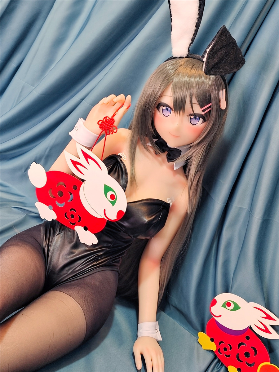155cm C-Cup Head#88 Anime Silicone Sex Doll Bunny