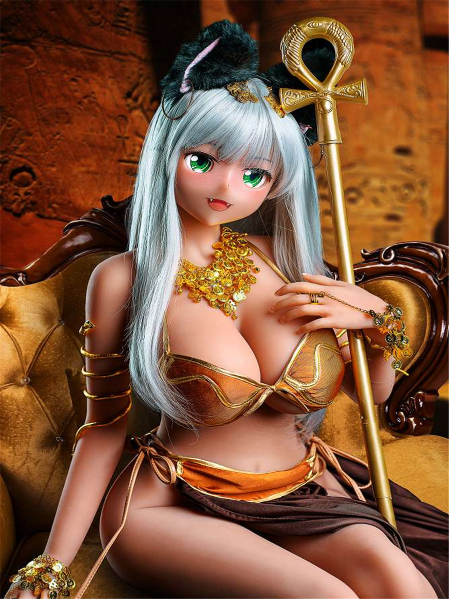 155cm H-cup Head#S1 Champagne Egypt Catwoman Pyramid Queen Sex Doll