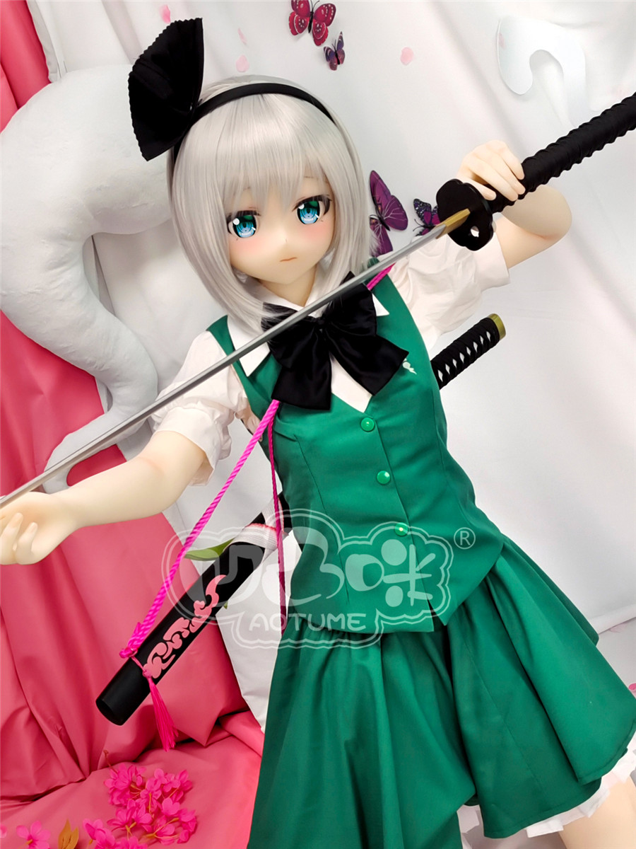 AotumeDoll #102 145cm B-cup TPE Silicone life size sexdoll Touhou Project Youmu Konpaku