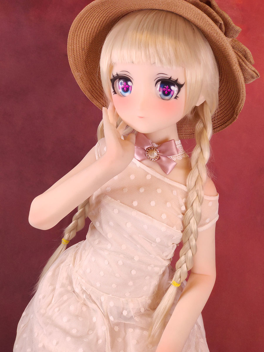 135cm Plump Body Head#17 Anime Sex Doll Blond Hair Beautiful Cute