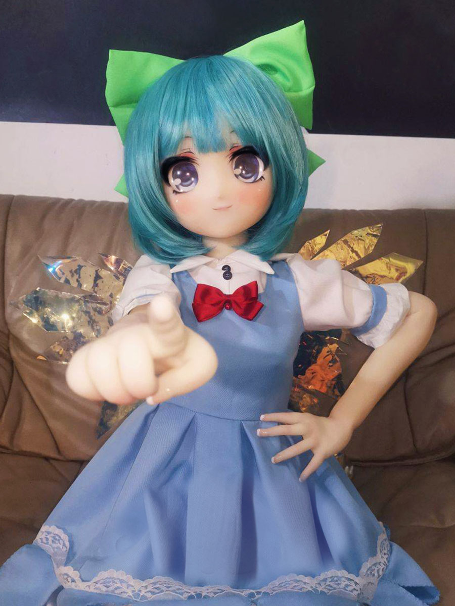 Playful anime love doll