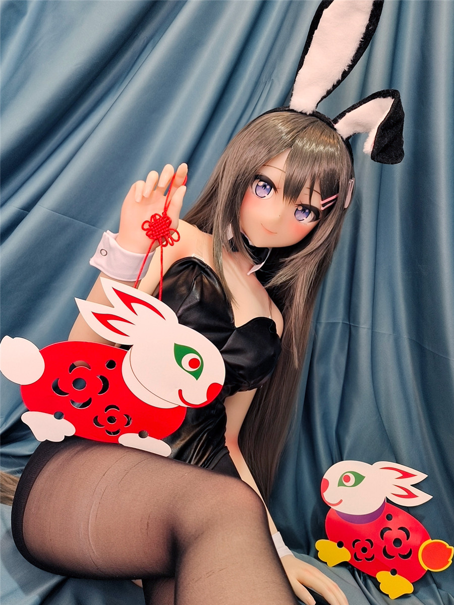 155cm C-Cup Head#88 Anime Silicone Sex Doll Bunny