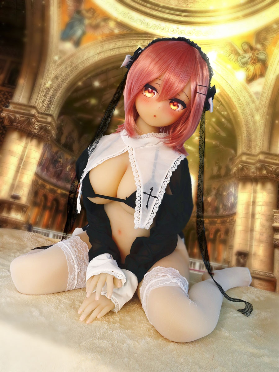 135cm G-Cup Head#62 Nuns Anime Doll Cosplay Sexdoll