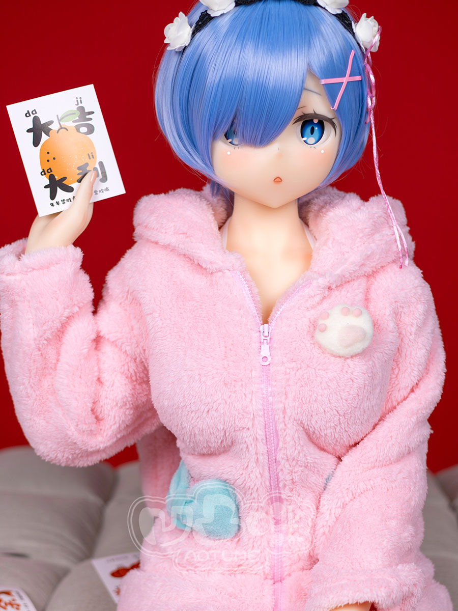 145cm D-Cup Head#126 Re:Zero Rem Anime Sex Dolls Cosplay Love Doll
