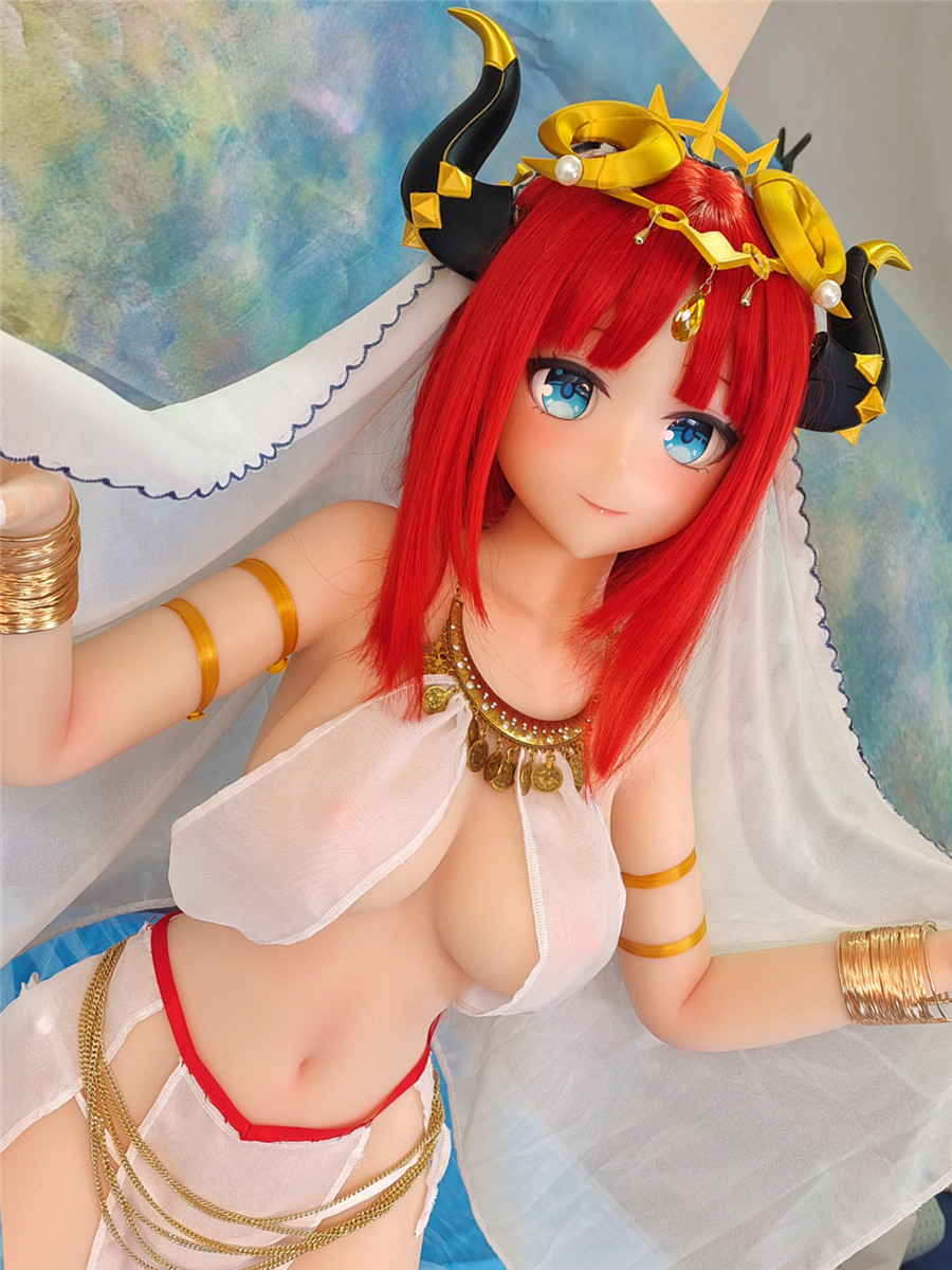 AotumeDoll#82 145cm D-cup TPE Silicone Red hair sexy Egyptian goddess sexdoll Genshin Impact Nilou