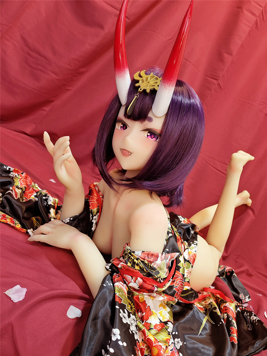 AotumeDoll#85 145cm B-cup TPE Silicone sex anime dolls Fate/Grand Shuten Doji Succubus doll